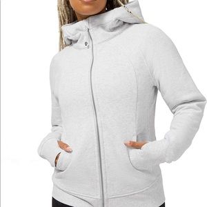 Lululemon Heathered Grey Scuba Hoodie